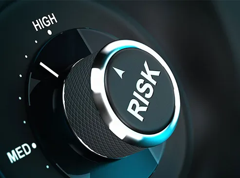 Risk dial turned toward low